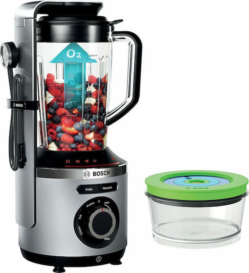 Bosch Serie 8 Mixer mit Tritan Kanäta 1,5 l 1000W Silber