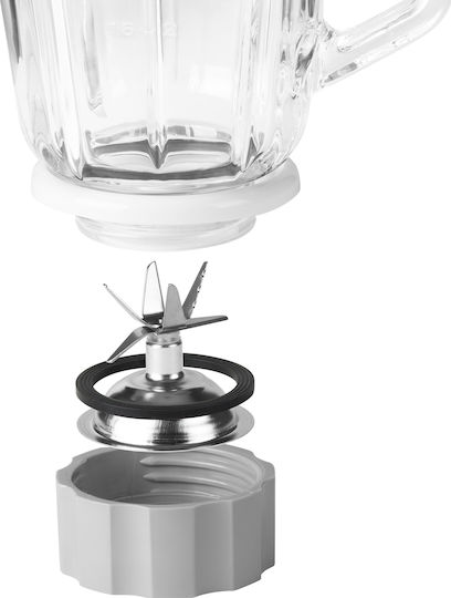 Sencor Μπλέντερ με Γυάλινη Κανάτα 1.5 lt 600W Πορτοκαλί SBL 4370