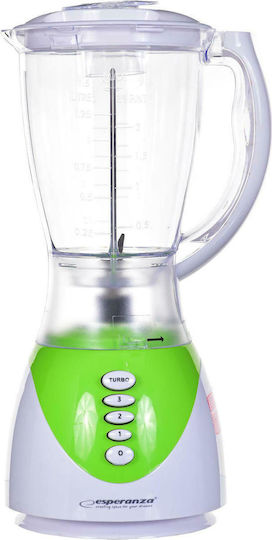 Esperanza Pina Colada Μπλέντερ με Πλαστική Κανάτα 1.5 lt 350W Πράσινο