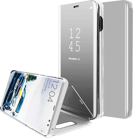 Book Πλαστικό Ασημί (Galaxy J6)