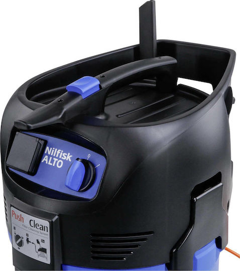 Nilfisk Attix 30-21 PC Staubsauger Flüssigkeiten / Feststoffe 1500W mit Kunststoff Behälter 30Es