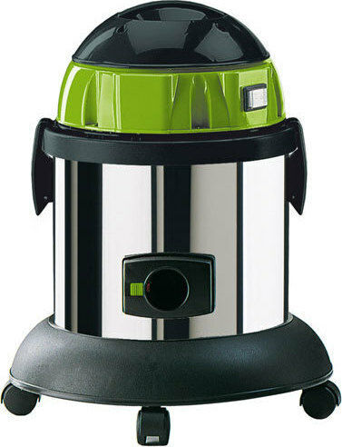 Soteco Amsterdam HP 115 Σκούπα Υγρών / Στερεών 1500W με Ανοξείδωτο Κάδο 15lt