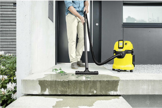 Karcher Vacuum WD 3 Battery Solo Aspirator Reîncărcabil Lichide / Solide Fără Încărcător și Baterie Recipient 17lt