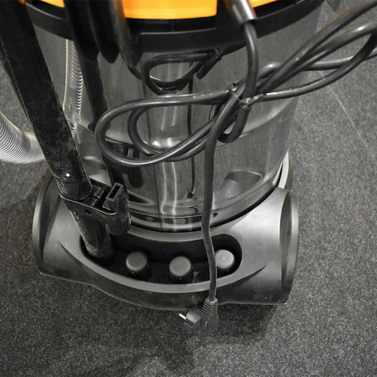 Ingco Staubsauger Flüssigkeiten / Feststoffe 1400W mit Kunststoff Behälter 30Es