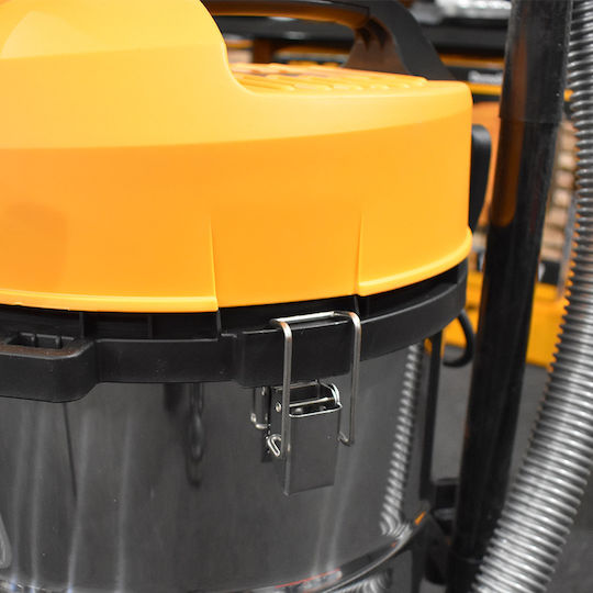 Ingco Staubsauger Flüssigkeiten / Feststoffe 1400W mit Kunststoff Behälter 30Es
