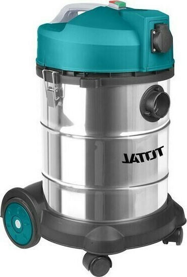 Total Vacuum Wet / Dry 1400W with Stainless Bin 30lt