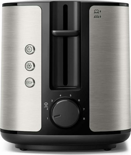 Philips Viva Collection Toaster 2 Slots 950W Inox