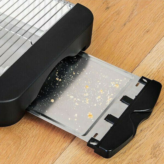 Cecotec Easy Toast Basic 8003 Φρυγανιέρα 2 Θέσεων 600W Μαύρη