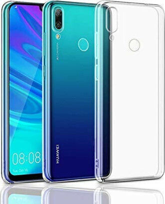 Back Cover Σιλικόνης 1mm Διάφανο (Huawei P Smart 2019)