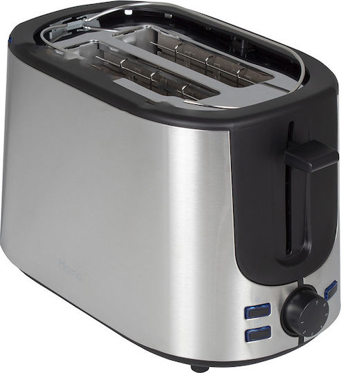 Homa Toaster 2 Slots 1000W Inox