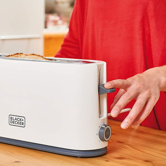 Black & Decker BXTO1001E Φρυγανιέρα 1 Θέσης 1000W Λευκή