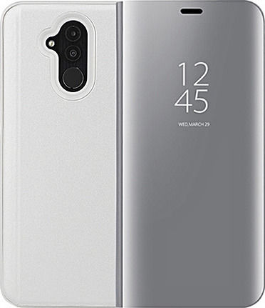 Book Πλαστικό Ασημί (Huawei Mate 20 Lite)