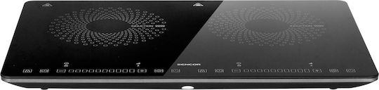 Sencor Countertop Induction Double Black Hearth