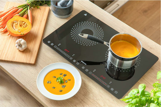Sencor Countertop Induction Double Black Hearth