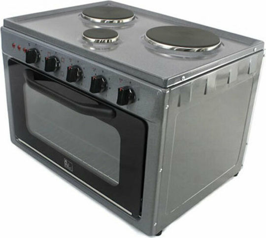 Pitsilos M3DG/GN Electric Countertop Oven 42lt with 3 Burners