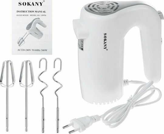 Sokany LH-956 Mixer Manual 500W Alb