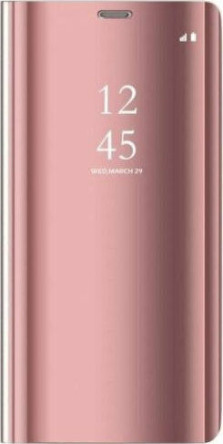 Hurtel Clear View Book Πλαστικό Ροζ Χρυσό (Huawei P Smart 2019 / Honor 10 Lite)