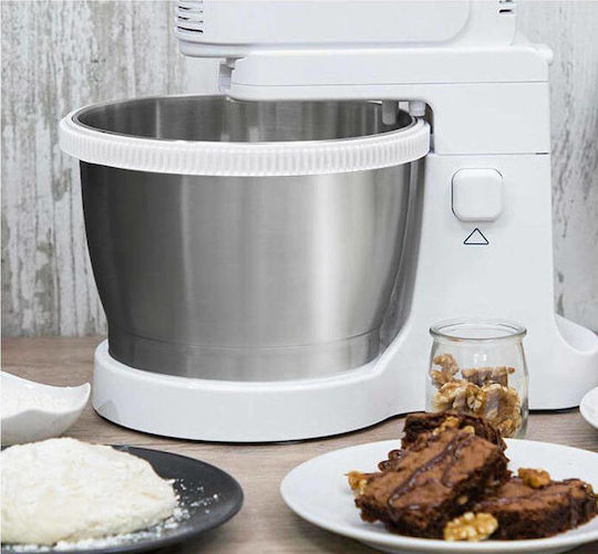 Cecotec PowerTwist 500 Steel Mixer with Inox Container 3.5lt 500W White