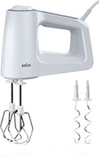 Braun HM 3100 WH HM3100WH Миксер Ръчен 500W Бял