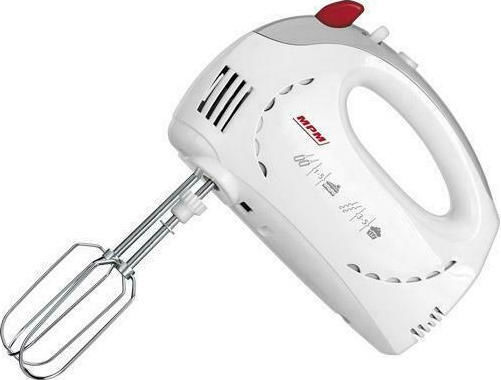 MPM Μίξερ με Πλαστικό Κάδο 2.4lt Λευκό 300W