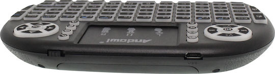 Andowl Q-K03 Kabellos Tastatur mit Touchpad Englisch US