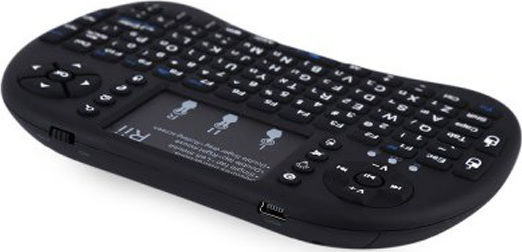 Wireless QWERTY Keyboard Tastatur mit Touchpad Englisch US