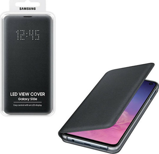 Samsung Led View Cover Book Πλαστικό Μαύρο (Galaxy S10e)