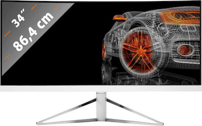 Philips Brilliance 349X7FJEW Ultrawide VA Curbat Monitor 34" QHD 3440x1440 cu Timp de Răspuns 4ms GTG