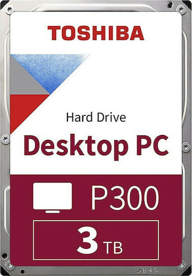 Toshiba P300 4TB HDD Hard Drive 3.5" SATA III 5400rpm with 128MB Cache for Desktop HDWD240UZSVA