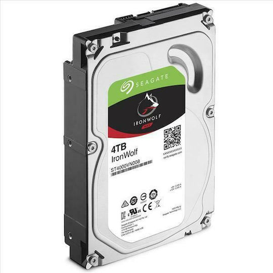 Seagate Ironwolf 4TB HDD Hard Drive 3.5" SATA III 5900rpm with 64MB Cache for NAS ST4000VN008