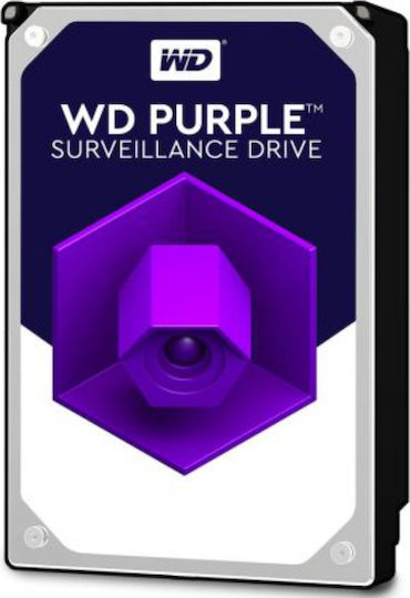 Western Digital Purple 3TB HDD Σκληρός Δίσκος 3.5" SATA III 5400rpm με 64MB Cache για Καταγραφικό WD30PURZ