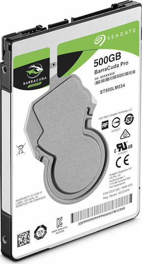 Seagate Barracuda Pro 500GB HDD Hard Drive 2.5" SATA III 7200rpm with 128MB Cache for Desktop / Laptop / PS4 ST500LM034