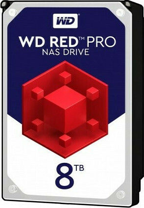 Western Digital Red Pro 8TB HDD Σκληρός Δίσκος 3.5" SATA III 7200rpm με 256MB Cache για NAS WD8003FFBX