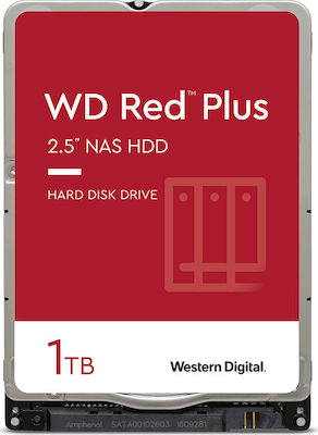 Western Digital Red 1TB HDD Σκληρός Δίσκος 2.5" SATA III 5400rpm με 16MB Cache για NAS / Desktop / Laptop WD10JFCX