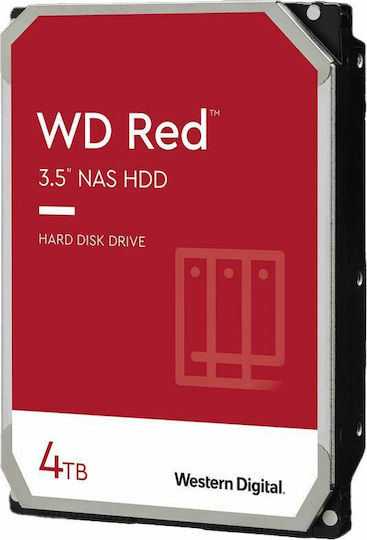 Western Digital Red 4TB HDD Hard Drive 3.5" SATA III 5400rpm with 256MB Cache for NAS WD40EFAX