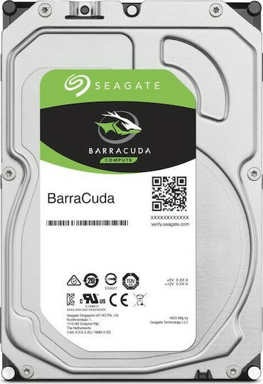 Seagate BarraCuda 3TB HDD Σκληρός Δίσκος 3.5" SATA III 5400rpm με 256MB Cache για Desktop ST3000DM007