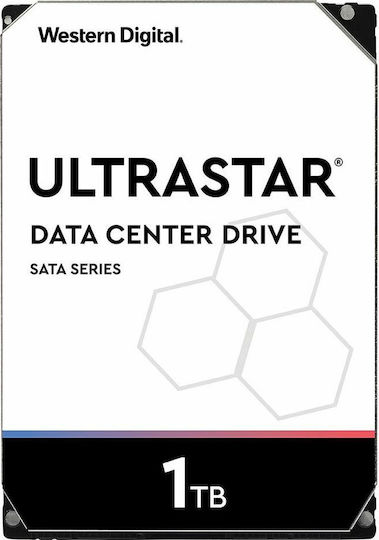 Western Digital Ultrastar DC HA210 1TB HDD Hard Drive 3.5" SATA III 7200rpm with 128MB Cache for Recorder / NAS / Server 1W10001 HUS722T1TALA604