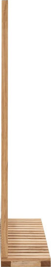 vidaXL Countertop without Sink L66xW29xH62cm with Mirror Walnut