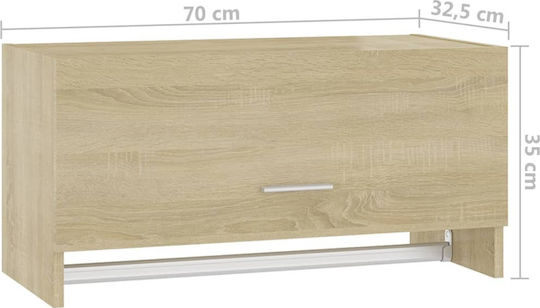 vidaXL Bathroom Cabinet L70xW32.5xH35cm Sonoma
