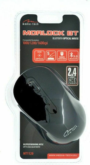 Media-Tech MT1120 Wireless Bluetooth Mouse Negru
