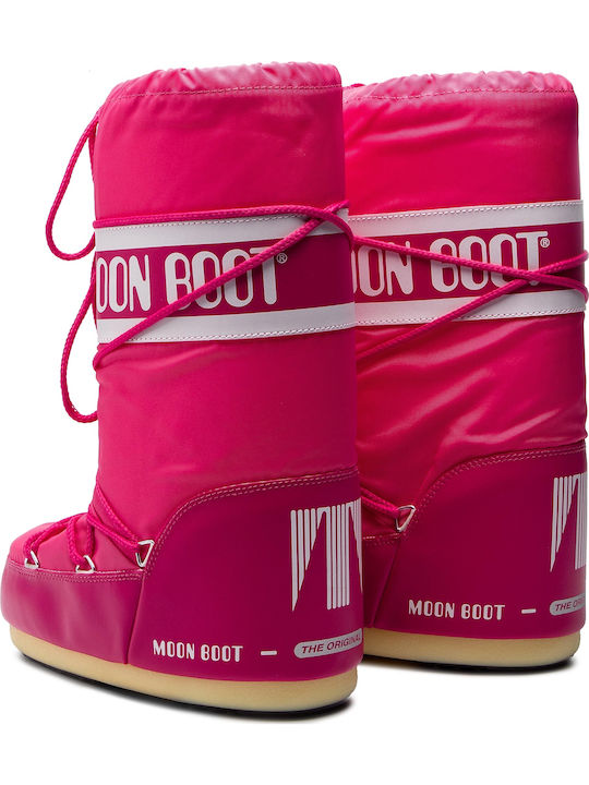 Icon Nylon Παιδικές Μπότες Χιονιού Φούξια