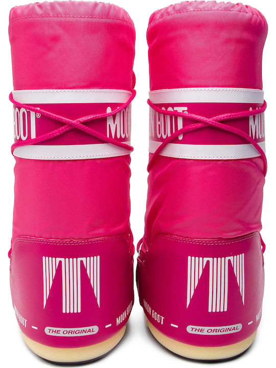 Icon Nylon Παιδικές Μπότες Χιονιού Φούξια