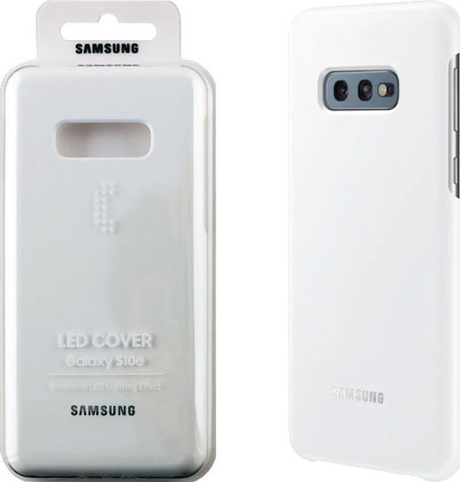 Samsung Задна корица Пластмаса Бял (Galaxy S10e)