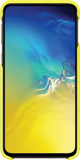 Samsung Umschlag Rückseite Kunststoff Gelb (Galaxy S10e)