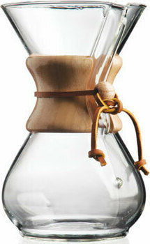 Chemex Six Cup Classic Pour Over Set Glass Transparent 130x130x220mm