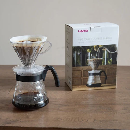Hario V60 Glass Clever Dripper 170x125x220mm