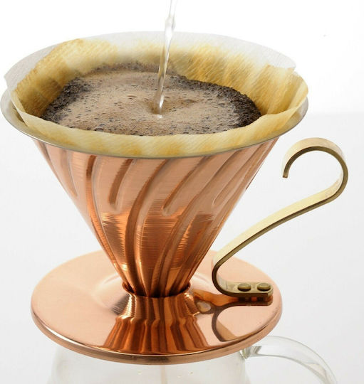 Hario V60 02 Picurător de cafea Cupru Cupru 135x120x92mm