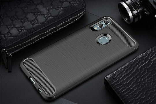 Hurtel Задна корица Силикон Черен (Honor 10 Lite)