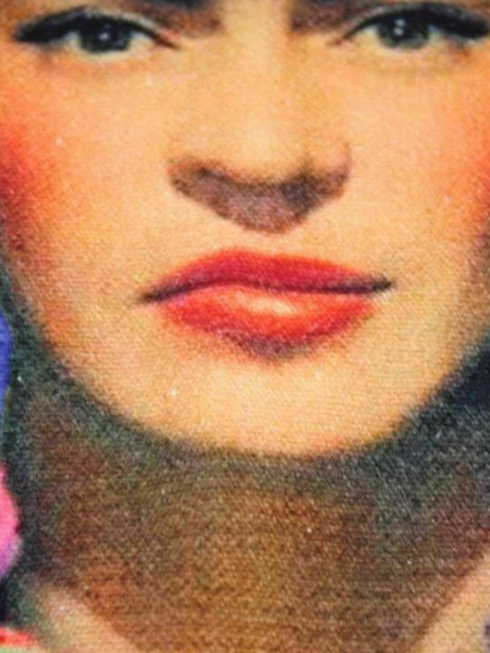 Synchronia Frida KAHLO Чанта за Пазаруване в Син цвят