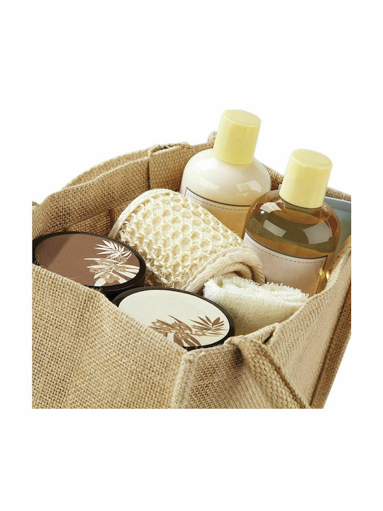 Westford Mill W412 Fabric Shopping Bag in Beige color